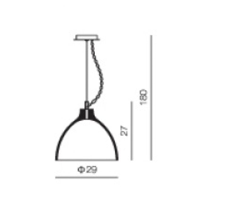 Lámpara de techo vintage Resina blanca