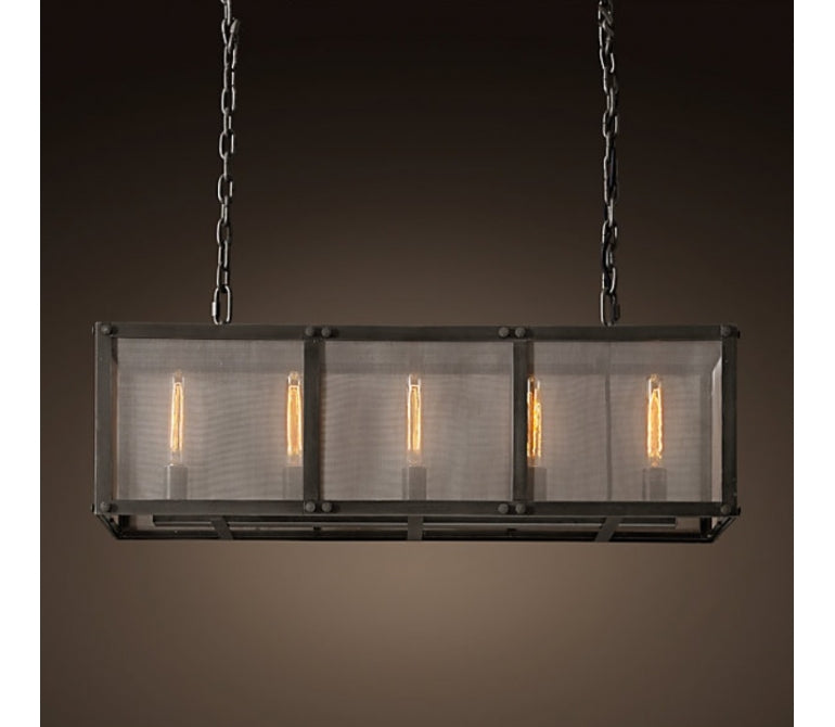 Lámpara de techo industrial Malla