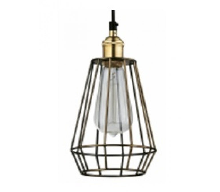 Lámpara de techo vintage Jaula D