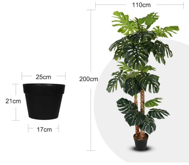 Plante artificielle Monstera H.220 cm