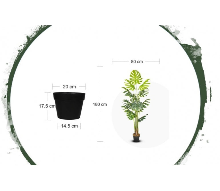 Plante artificielle Monstera H.180 cm