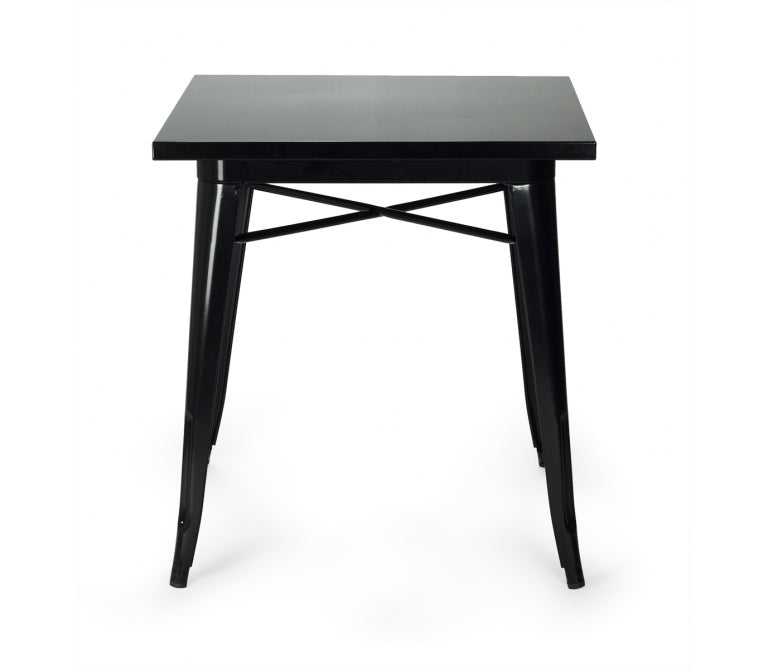 Tavolo bar quadrato Nux acciaio