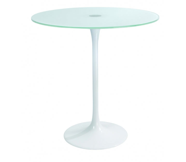 Tavolo da pranzo in vetro 90 cm Tulipano