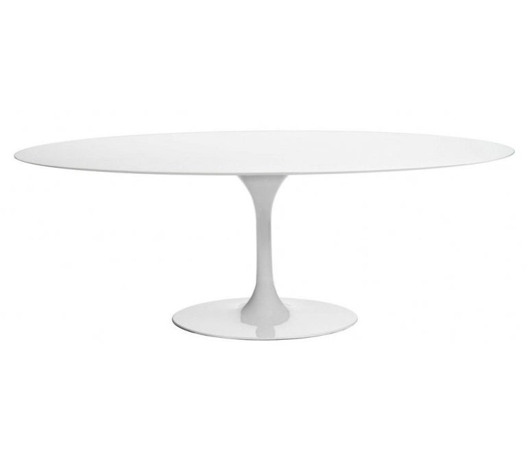 Tavolo da pranzo ovale in mdf da 200 cm