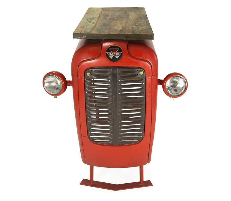Meuble vintage rouge tracteur