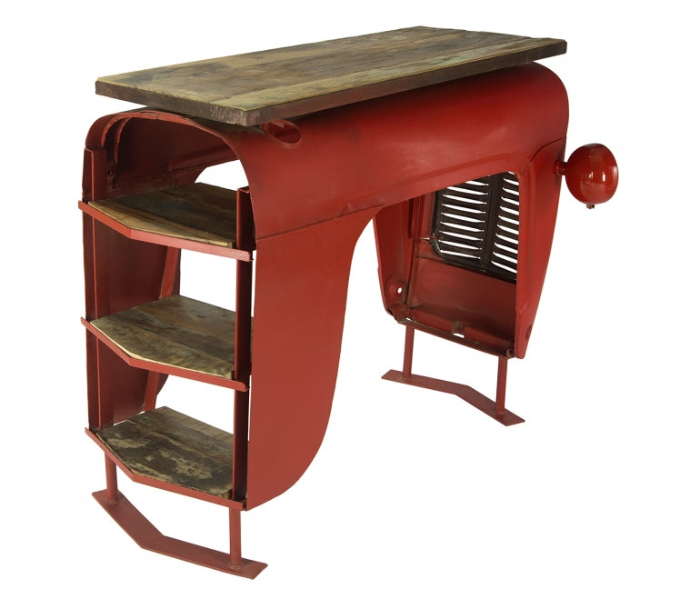 Mueble vintage Tractor red