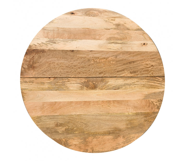 Mesa de comedor madera mango 120Ø Clars