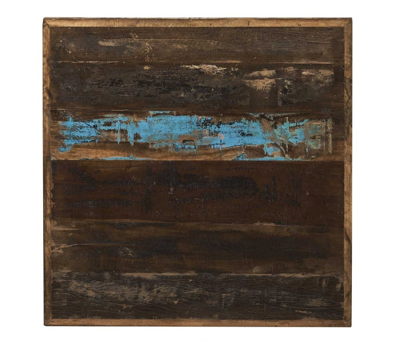 Gerecycled houten tafelblad Clinn vintage Wooden 70cm