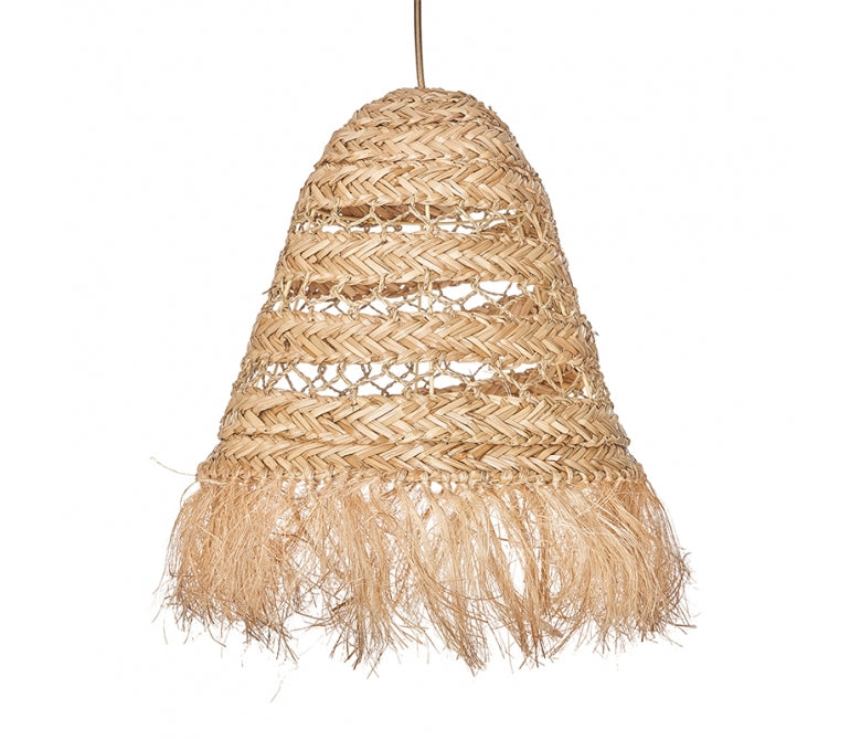 Lâmpada de tecto natural de ervas marinhas Lily