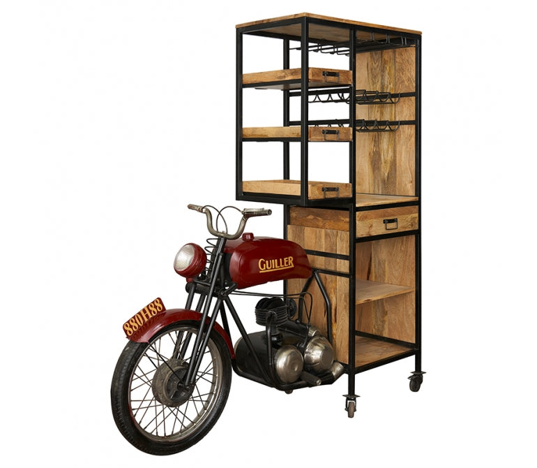 Estantería botellero vintage moto Marco