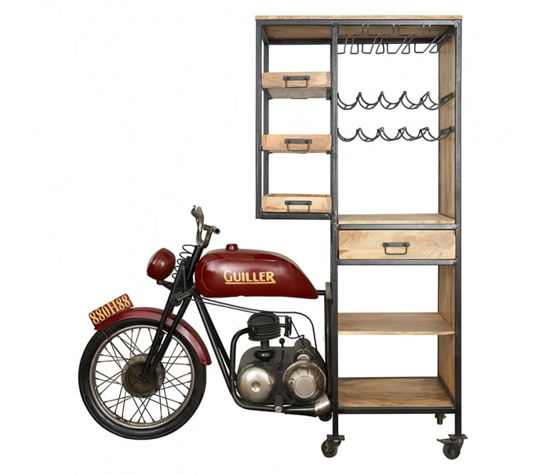 Estantería botellero vintage moto Marco