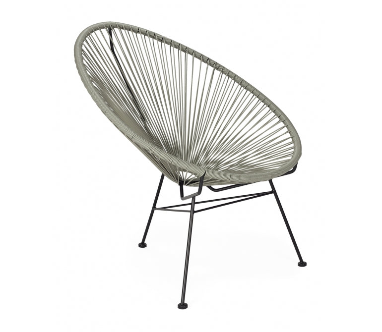 Chaise grise Acapulco