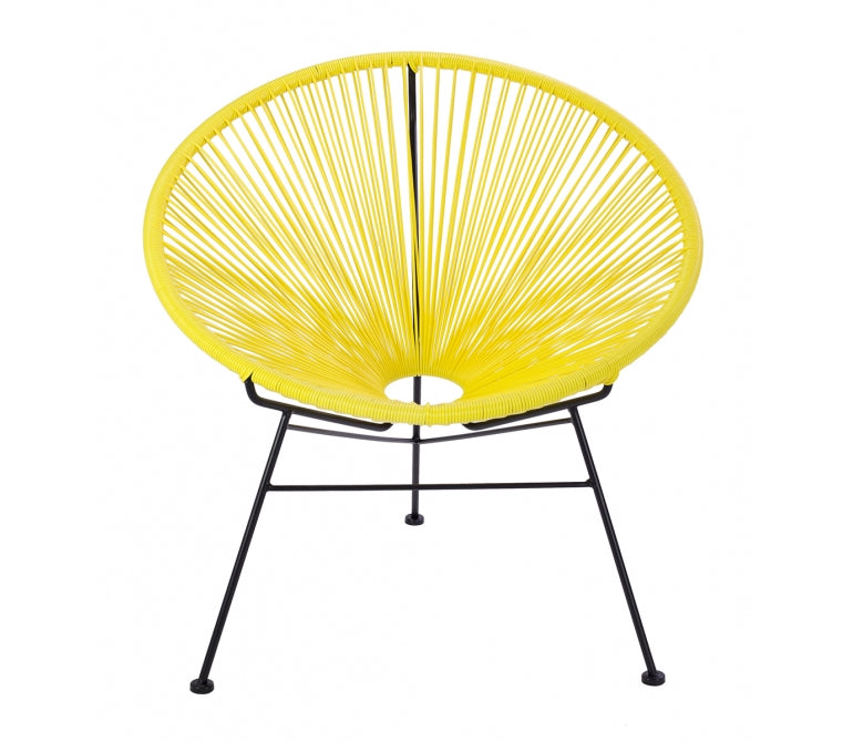 Acapulco Chaise ronde jaune