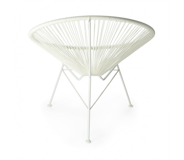 Silla de jardín Acapulco Round blanco