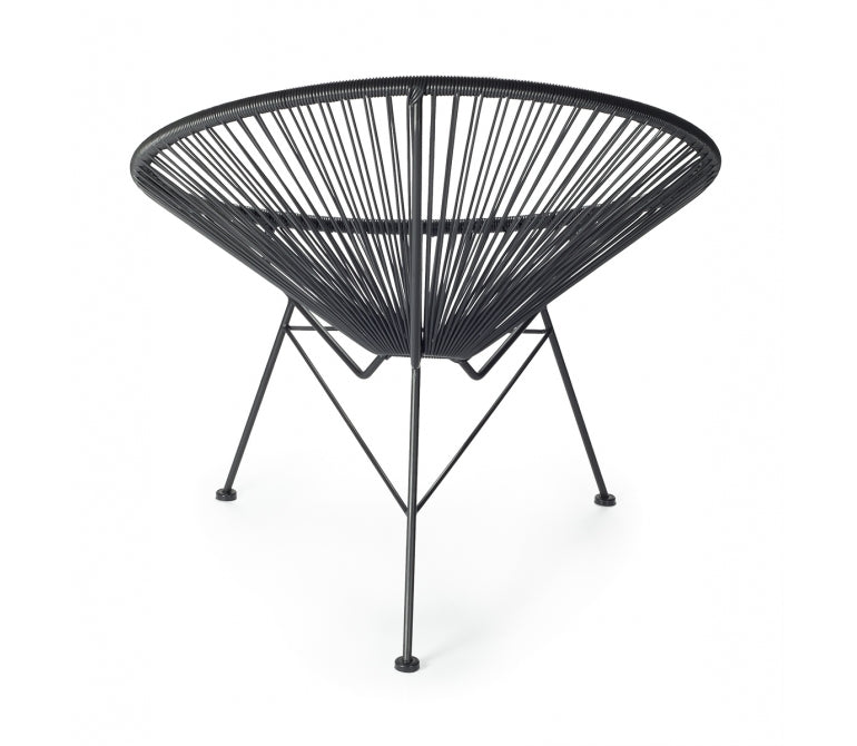Acapulco Chaise ronde noire