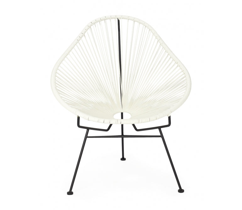Sedia Acapulco XL bianca - NERO
