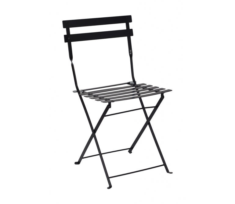 Sedia Bistro pieghevole in acciaio