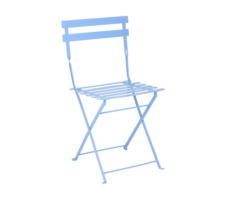 Sedia Bistro pieghevole in acciaio