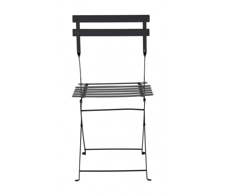 Sedia Bistro pieghevole in acciaio