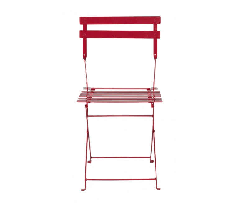 Sedia Bistro pieghevole in acciaio