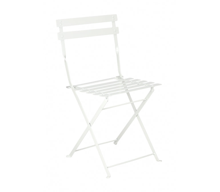 Sedia Bistro pieghevole in acciaio