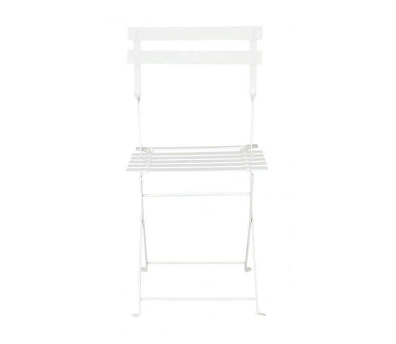 Sedia Bistro pieghevole in acciaio