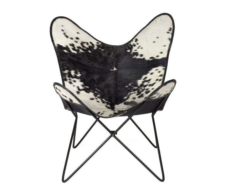 Cadeira de borboleta preta