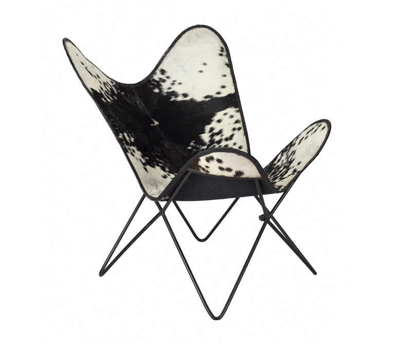 Cadeira de borboleta preta