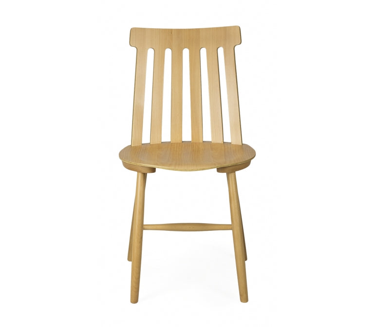 Scandinavische houten eetkamerstoel Luan