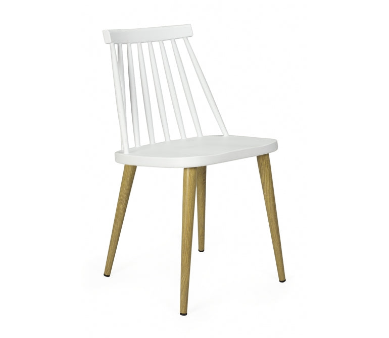 Silla de comedor nórdica polipropileno Cloud