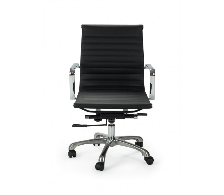 Chaise de bureau Houston semi-cuir R-B