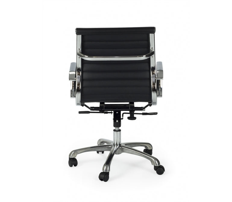 Chaise de bureau Houston semi-cuir R-B