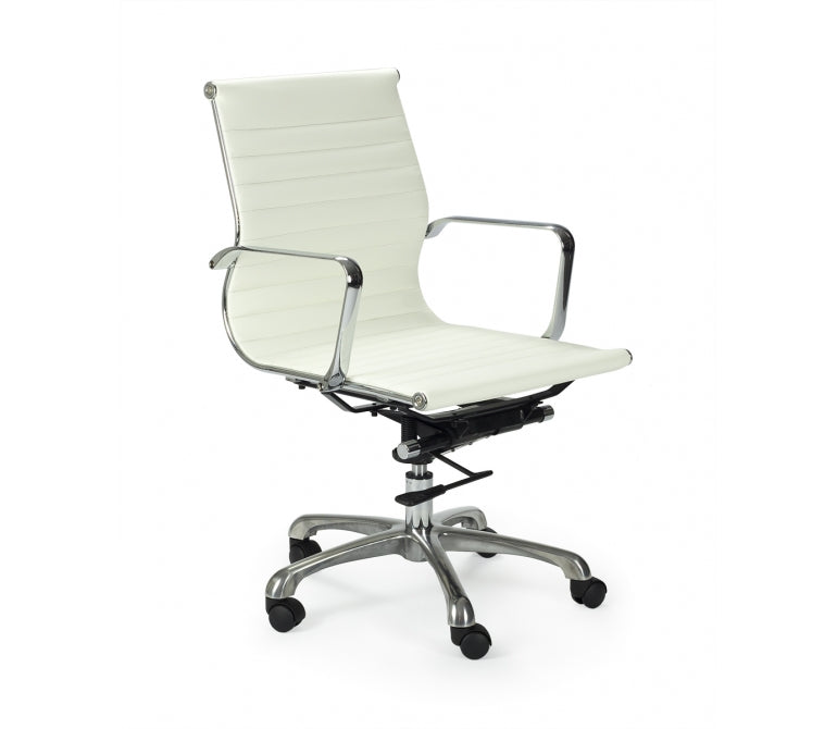 Chaise de bureau Houston semi-cuir R-B