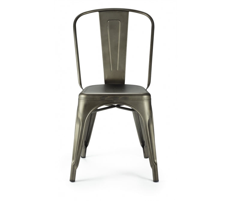 Silla de comedor acero Nux Rustica