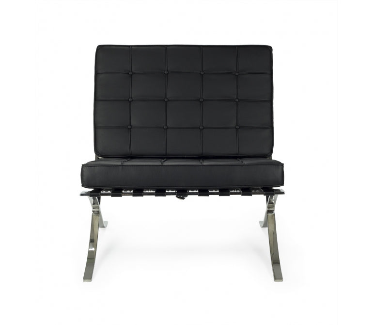 Sillón de diseño Barna semipiel