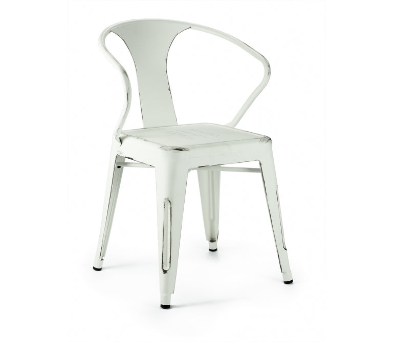 Poltrona da pranzo Nux curva invecchiata