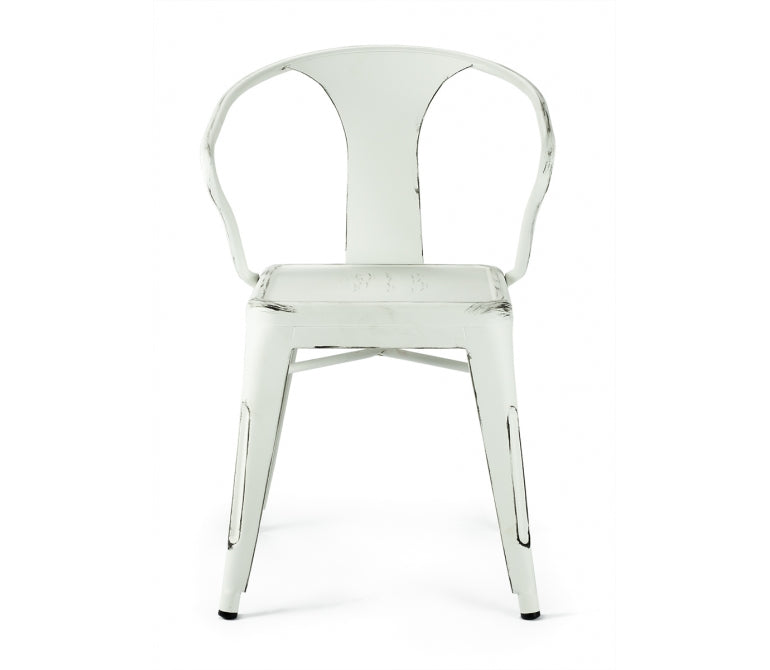 Poltrona da pranzo Nux curva invecchiata