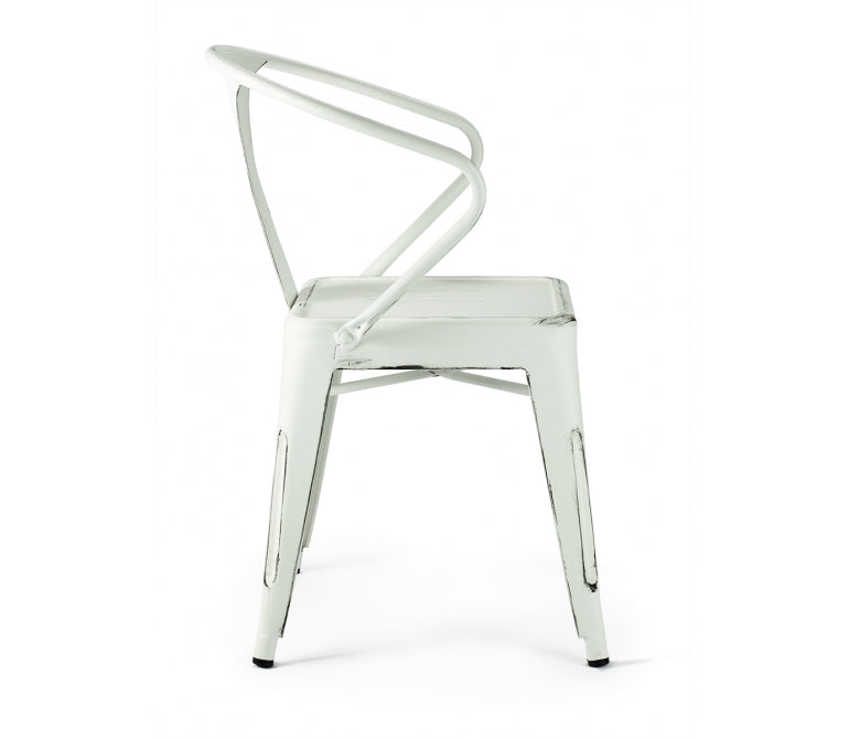 Poltrona da pranzo Nux curva invecchiata