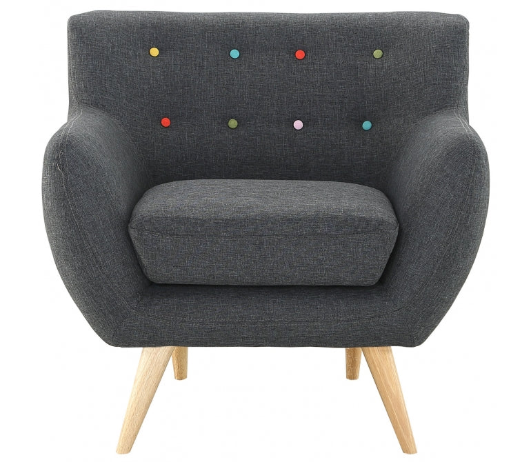 Sofá nórdico Kerr multicolor 1 plaza