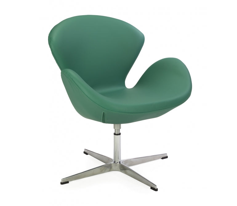 Sillón de diseño semipiel Cisne new