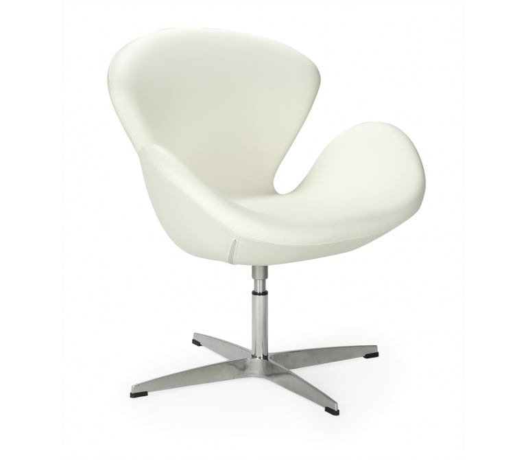 Sillón de diseño semipiel Cisne new