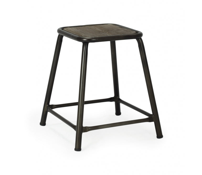 Tabouret bas industriel 46h River