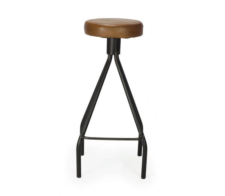 Vieux tabouret de bar industriel Hadson