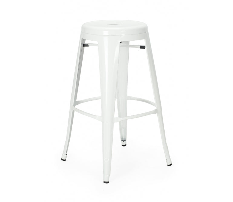 Vieux tabouret de bar Couleur ronde