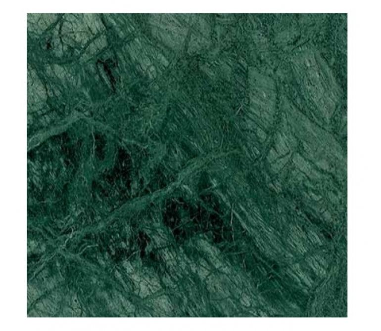 Mesa de bar acero negro Queen tablero mármol cuadrado verde 70x70