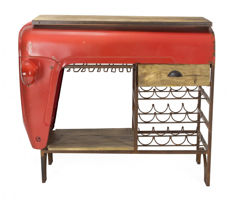 Mueble vintage Tractor red