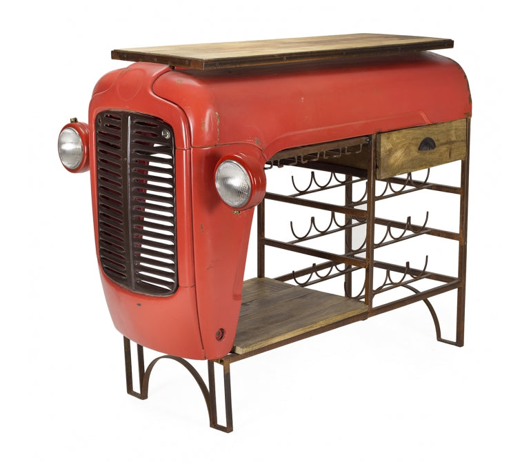 Mueble vintage Tractor red