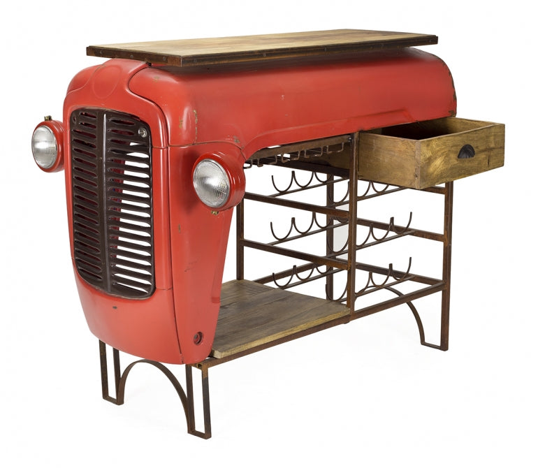 Mueble vintage Tractor red