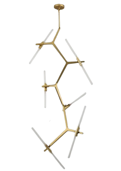 Lampada a sospensione verticale Palma 12