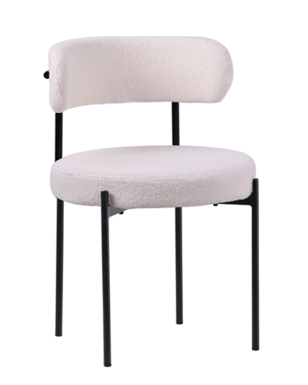 Silla de comedor Boucle Marina